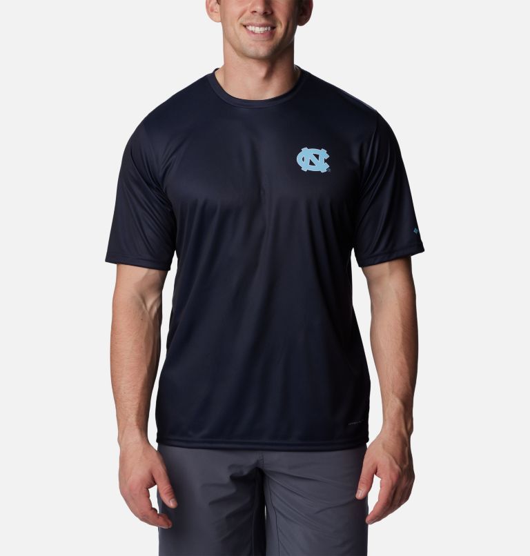 Columbia Mens Collegiate PFG Terminal Tackle Short Sleeve Shirt - North Carolina